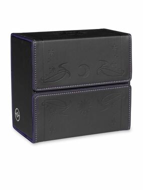 Pokemon Center Black and Purple Card Deck Box